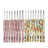Agujas de Punto Ergonómicas de Alumina y Plástico Suave Colorido Set de 1 Crochet Hooks para Tejido 2.5-6.0MM Hecho en China - details 0