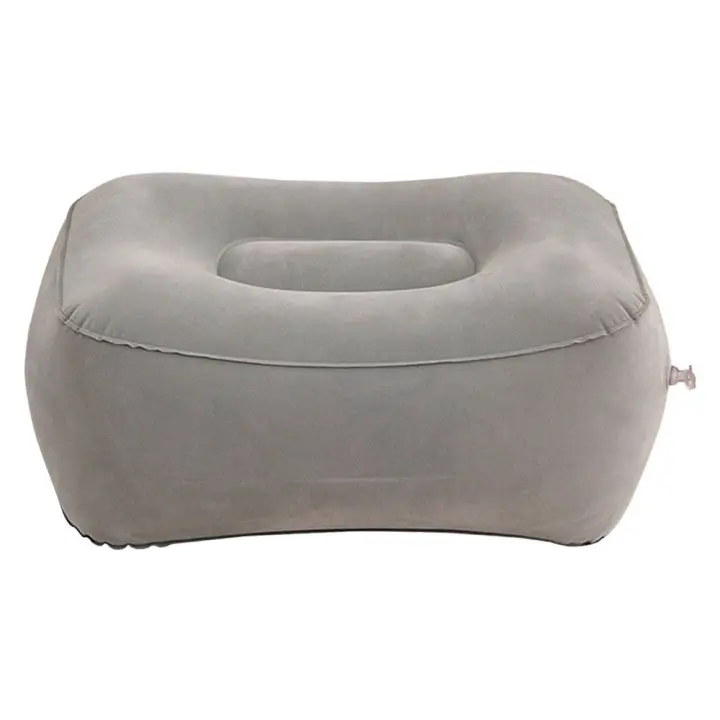 Hogar PVC pie relajarse oficina inflable pierna hasta reposapiés almohadilla cojín almohada taburete - 1