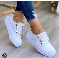 Women Casual Shoes White Sneakers Women Fashion Spring Summer Canvas Sneakers Women Platform Vulcanize Shoes Zapatillas Mujer - details 12