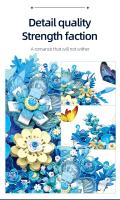 Kit de Bloques de Construcción de Flor Eterna de Fantasía 917PCS Ladrillos Creativos para Adultos y Niños Decoración de Escritorio Juguetes STEM - details 2