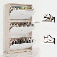 Mueble para 18 Pares Organizador Zapatos 3 Puertas Compacto 115x61x24cm - details 6