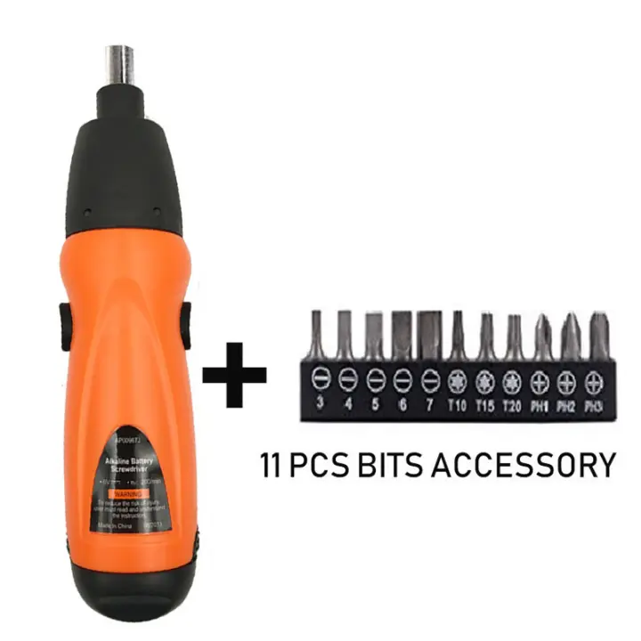 Mini Conjunto de Herramientas Eléctricas Sin Cable con 36pcs Tornillos Herramienta de Taladro Eléctrico con Interruptor Bidireccional Mini Taladro Eléctrico - 1