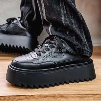 Nuevos zapatos deportivos blancos con plataforma de moda 39-44 de suela gruesa que aumentan la altura de alta calidad a bajo precio - details 8
