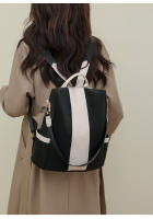 Mochila de cuero para mujer, bolso de hombro pequeño, mochila simple de moda, mochila antirrobo para mujer - details 15