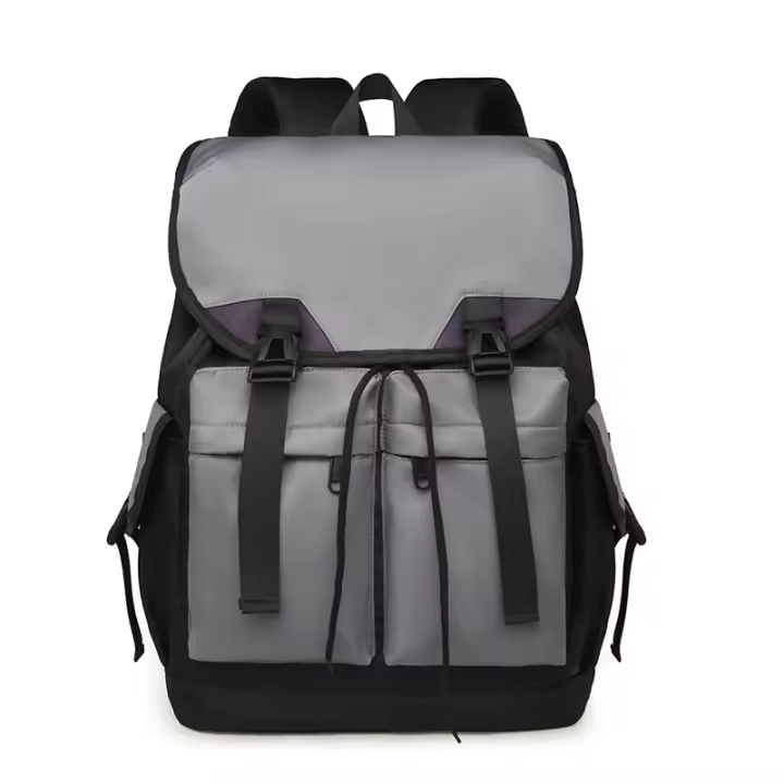1 mochila genial, bolsa de viaje de gran capacidad con cubierta para exteriores, mochila unisex para estudiantes, mochila informal para ordenador de moda - 1