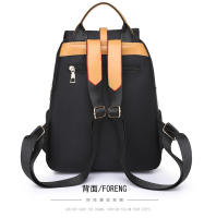 Mochila Oxford negra impermeable para mujer, bolso escolar antirrobo de gran capacidad, bolso de viaje, bolso de hombro - details 24