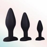 Empaque privado SEXY Masajeador de próstata de 3 piezas 3 tapones de silicona de diferentes tamaños Tapón anal Entrenador de dilatación anal Juegos para adultos Juguetes sexuales para hombres - details 4
