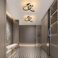 Plafón LED de Techo Nórdico, 22W, 2500LM - GOECO-3000/6500K, Luz Blanca Caliente/Fría - 25*25*12 CM - Negro - Diseño Floral - details 15