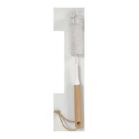 Cepillo de limpieza de cocina respetuoso con el medio ambiente, cabezal de cepillo para botellas de moda, material PP sostenible, limpieza verde, madera - details 0