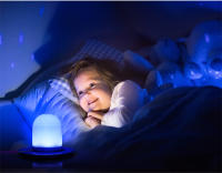 Luz LED de noche con Control remoto, luces de colores, recargable por USB, lámpara de mesita de noche para dormitorio, regalo para niños y bebés - details 0