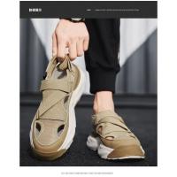 Zapatos finos transpirables para hombre, Sandalias informales a la moda, antideslizantes para exteriores, Sandalias de playa con plataforma, 2024 - details 2