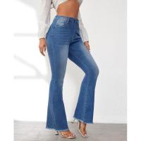 Pantalones vaqueros acampanados de cintura alta para mujer, estilo hippie, a la mitad de precio - details 3