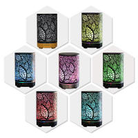 Humidificador de Aire Ultrasonido 100ml con Patrón de Hoja Essential Oil Diffusión Aromaterapia Luz LED de 7 Colores Regulador de Humedad para Habitaciones Menos de 30 Metros Cuadrados Fabricado en China - details 11