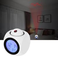 Reloj despertador de proyección con pantalla de techo, despertador de escritorio, voz, multifunción, digital, pantalla de temperatura - details 4