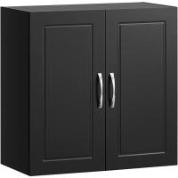 Armario Auxiliar Multiusos de Pared Mueble Baño Colgar Armario Suspendido con 2 Puertas Blanco 60 x 30 x 60 cm - details 10