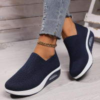 Zapatos ortopédicos antideslizantes con cojín de aire para mujer, zapatillas transpirables con plataforma, para caminar - details 23