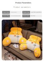 Cojín de Soporte Lumbar con Diseño de Animales de Dibujos Animados para Hogar y Oficina Cojín de Sofula para Perros y Gatos - details 12