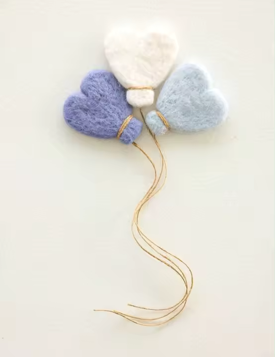 Globos para Bebé Hechos a Mano DIY Decoraciones de Corazón para Fotografía de Recién Nacido - 1