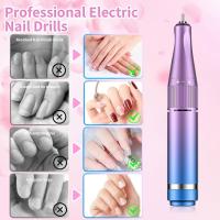 Torno para Uñas Profesional, 40000RPM, inalámbrico, Pulidor, Lima eléctrica, portátil para Semipermanentes - details 0