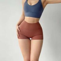 Gymtub - Pantalones cortos de tres cuartos para mujer, cintura alta, color melocotón, desnudo, para correr, hacer ejercicio, secado rápido - details 8