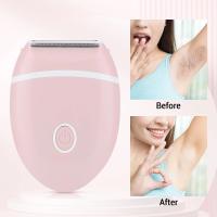Depiladora eléctrica indolora para mujer, herramientas de depilación, recortador Facial corporal, máquina de afeitar para Bikinis, electrodomésticos - details 1