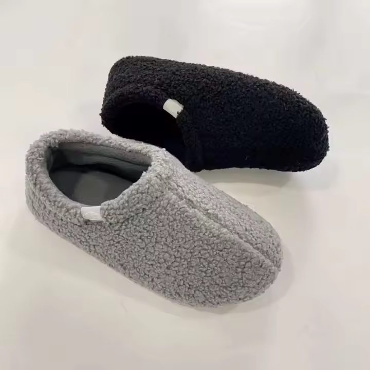 Cross-Border Teddy Veet-zapatos de tacón con todo incluido para hombre y mujer, Zapatillas de casa antideslizantes con suela de EVA, temporada de otoño - 1