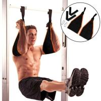 1 par de correas abdominales colgantes para Fitness, barra de tracción, bandas de asistencia para músculos abdominales, correas para levantar piernas y rodillas, cinturón de entrenamiento - details 0