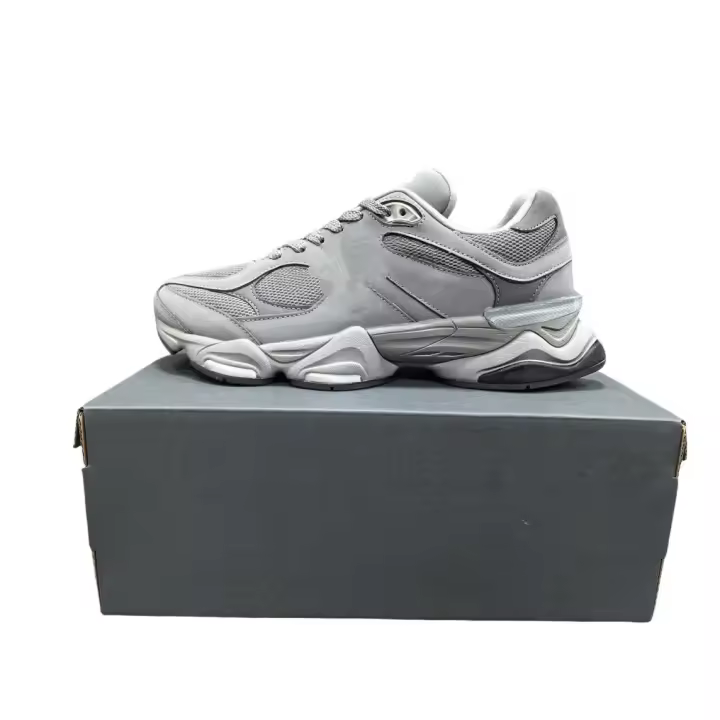 Zapatos deportivos de verano 2025 nuevos clásicos retro de ocio para correr con combinación de cuero y malla en la parte superior QF-288. - 1