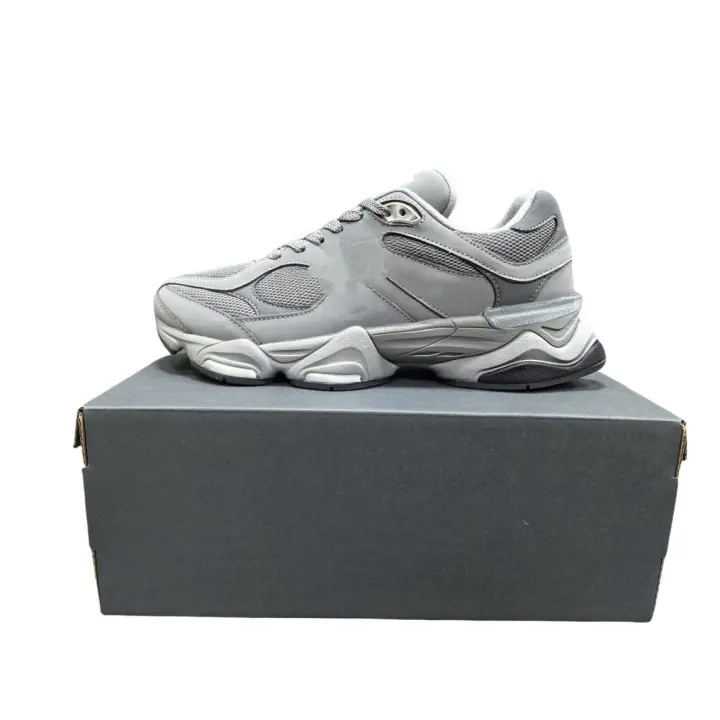 Zapatos deportivos de verano 2025 nuevos clásicos retro de ocio para correr con combinación de cuero y malla en la parte superior QF-288. - 1