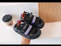 Sandalias informales para niños, zapatos de suela suave con tapa, antideslizantes, con gancho y bucle, resistentes al desgaste, a prueba de suciedad, 2024 - details 6