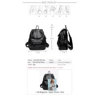 Mochila de cuero de alta calidad para Mujer, Bolso de hombre Femenino Vintage, Bolso de viaje para Mujer, Mochilas escolares para Niños - details 1