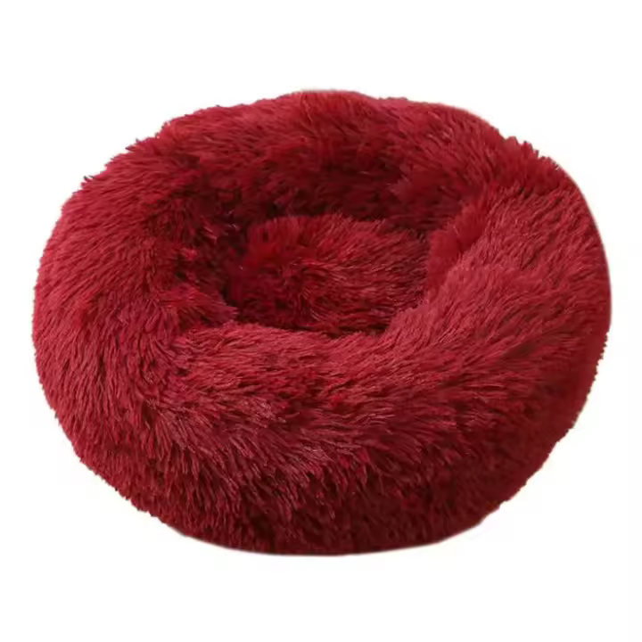 Cama supersuave y lavable para perro y gato, caseta de felpa larga para dormir profundamente, alfombrillas de terciopelo, sofá para cesta, envío directo - 1