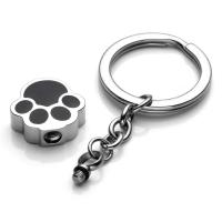 Llavero de Acero Inoxidable con Memoria de Mascota Joyería de Cenizas de Incineración Distintiva - details 2