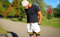 Pantalones Cortos de Compresión Y2K con Estampado de Calavera Ropa de Gimnasio 2-en-1 para Hombres - details 1