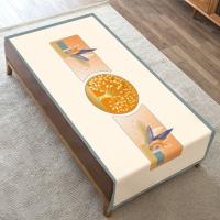 Decoración del hogar, mantel de estilo chino de 90x150cm, cubierta gruesa de PVC para mesa de té, cubierta lavable a prueba de aceite para mesa de postre, cocina - details 4