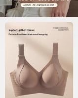 1/2 Unidades. Sujetadores sin costuras de talla grande para mujer, ropa de dormir suave sin aros de copa completa, sujetador de color sólido para mujer, lencería sexy push-up - details 21