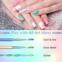 Set De Pinceles Para Uñas Profesionales Para Acrílico UV Gel Dibujando Puntos Manicura Arte De Uñas Herramientas De Accesorios De Maquillaje - details 6