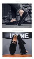 Mocasines suaves de cuero para hombre, zapatos de conducción, antiterciopelo, informales - details 8