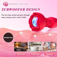Vibrador Anal telescópico con Control remoto inalámbrico, consolador con aplicación Bluetooth, tapón Anal LED activado por voz, estimulador de próstata masculino 18+ - details 0