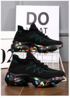 Zapatillas de deporte para hombre, zapatos para mujer, zapatos de calcetín, zapatos sin cordones, zapatos casuales de moda, zapatos de tenis de malla de verano, grandes 35-47 - details 17