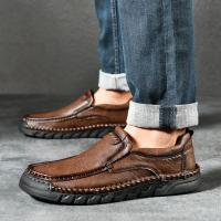 Cuero hombre al aire libre casual zapatos de cuero zapatos de montaña - details 2