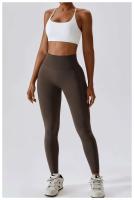 Pantalones de yoga de cintura alta sin costuras para mujer, monos para correr Fierss, pantalones deportivos cómodos - details 9