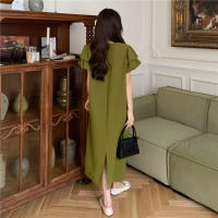 Vestido de Bubla de Talla Grande Estilo Verano para Mujeres Diseño Francés de Niche Falda Larga - details 9