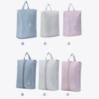 Bolsa de viaje impermeable para zapatos, ligera y transpirable, organizador con cremallera, bolsa de transporte para zapatos de gran capacidad - details 0
