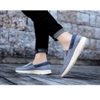 Zapatos De Lona Para Hombre Mocasines Clásicos De Ocio Cómodos Y Transpirables Zapatillas Casuales Para Adultos Con Punta Redonda Suela EVA - details 14
