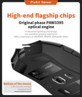 Darmoshark Ratón Inalámbrico de Juego N3 con Bluetooth y Sensor Óptico PAM3395 7 Teclas para PC Portátil 26000DPI Drive - details 3
