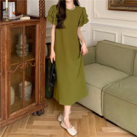 Vestido de Bubla de Talla Grande Estilo Verano para Mujeres Diseño Francés de Niche Falda Larga - details 10