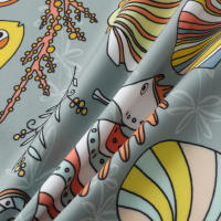 Camisa de manga corta para hombre, Camisa ajustada con estampado de flores fragmentadas, serie CS, primavera y verano, 2024 - details 98