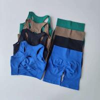 Conjunto de Yoga sin Costuras de Alta Cintura Sexy Sports Bra Pantalones de Gimnasio - details 6