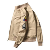 Chaqueta de Bombero Militar de Algodón Ligero Estilo Tanker WW2 de Brad Pitt Moda para Hombres - details 10